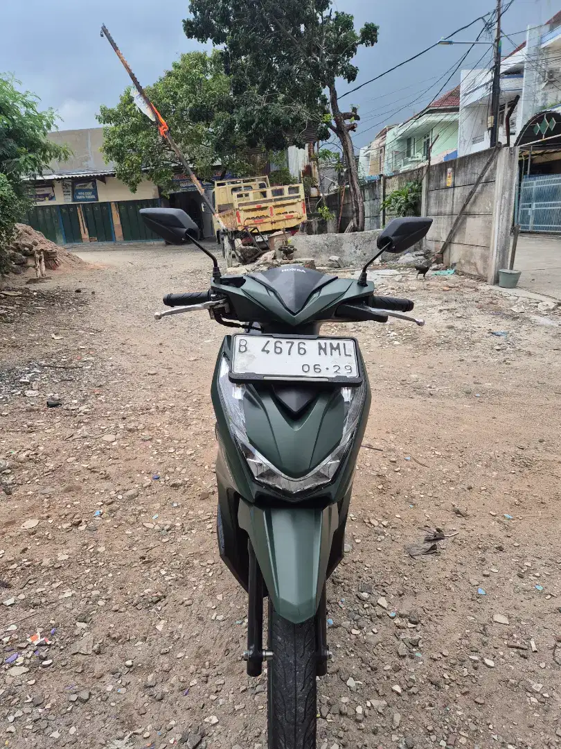 HONDA BEAT DELUXE CBS ISS GREEN MATTE 2024 SCOOPY VARIO