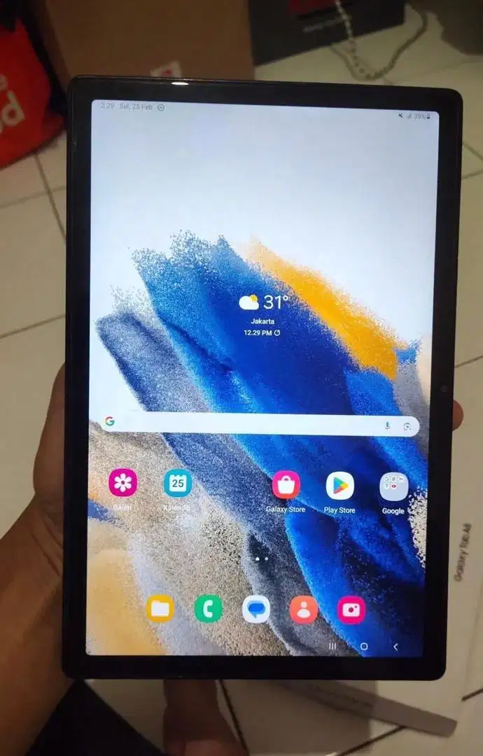 DIJUAL CEPAT SAMSUNG TAB A8 4/128 FULLSET