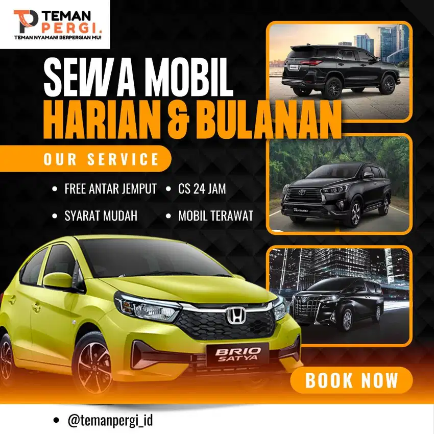 Mobil rental bersih luar dalam, siap nemenin aktivitas kamu!
