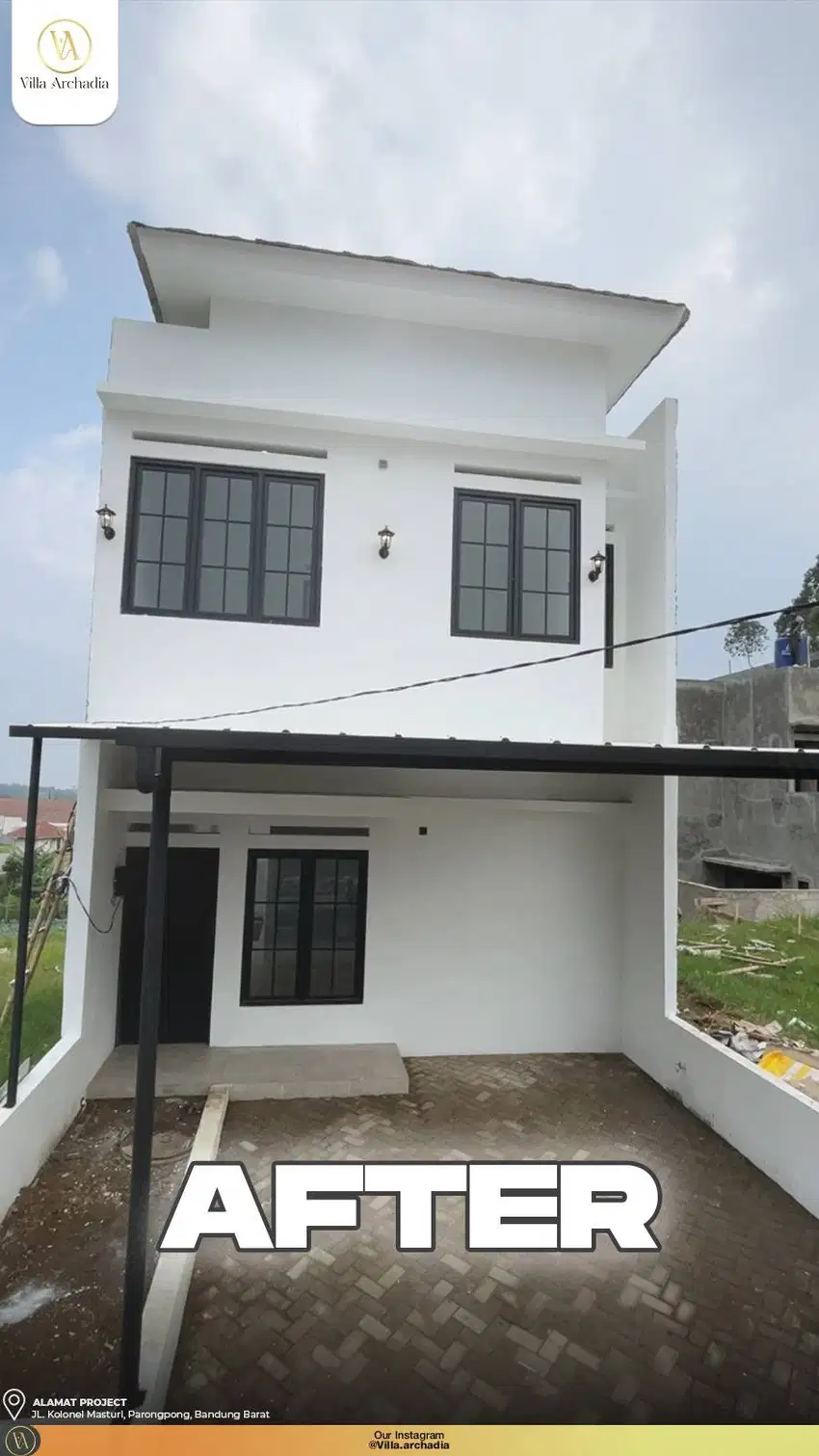 Rumah Huni Konsep Villa Mewah Harga Murah Bisa KPR