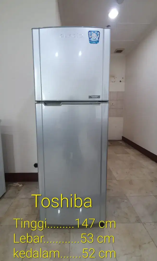 KULKAS TOSHIBA GLACIO 2 PINTU
