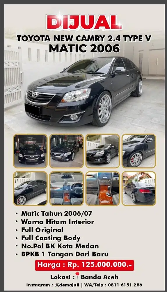 Toyota New Camry 2006/07