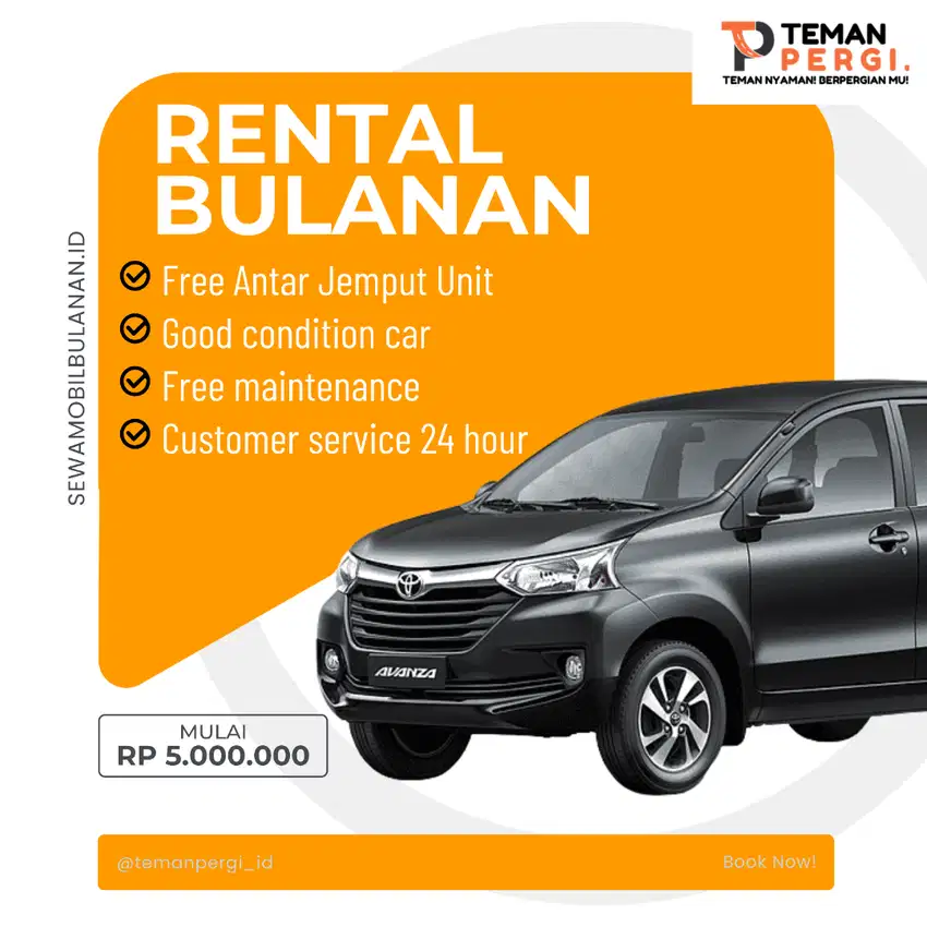 Mobil rewel? Tenang, rental bulanan ada unit cadangan!