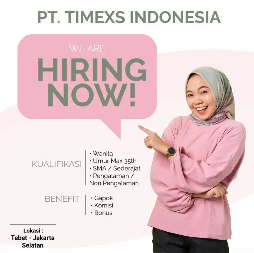 TELEMARKETING PT TIMEXS INDONESIA