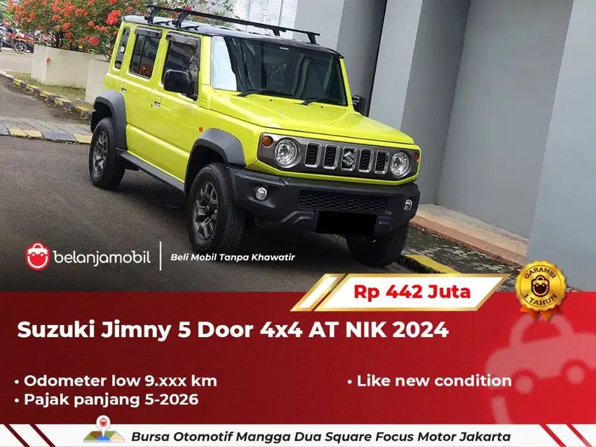 [ LOW KM 9RB ] Suzuki Jimny 5 Door 4x4 AT Kuning 2024/2025