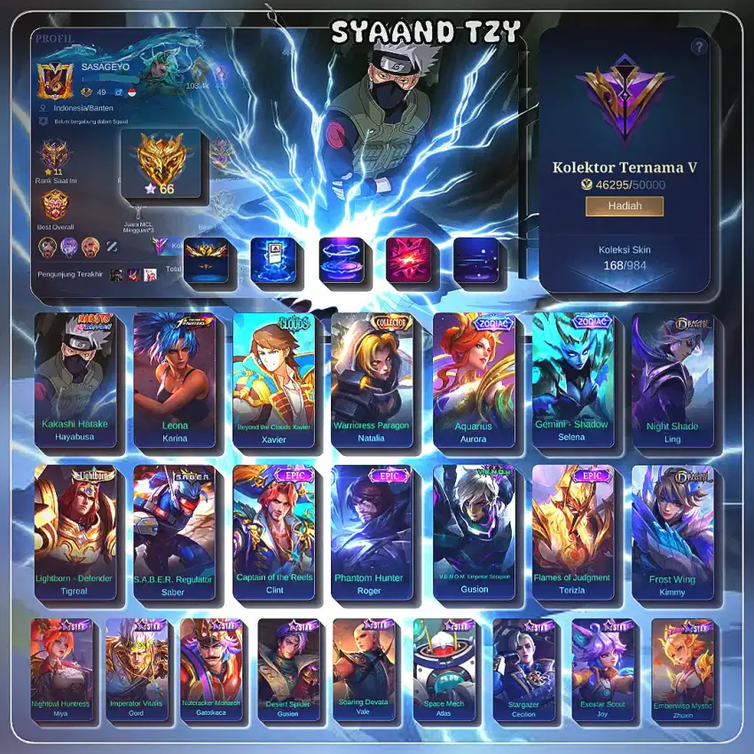 JUAL AKUN SKIN MEWAH COD JAKARTA BARAT