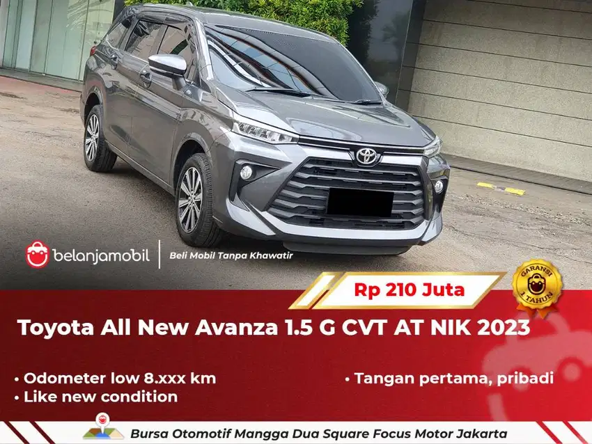 [ LOW KM 8RB ] Toyota All New Avanza 1.5 G CVT AT Abu 2023 2024