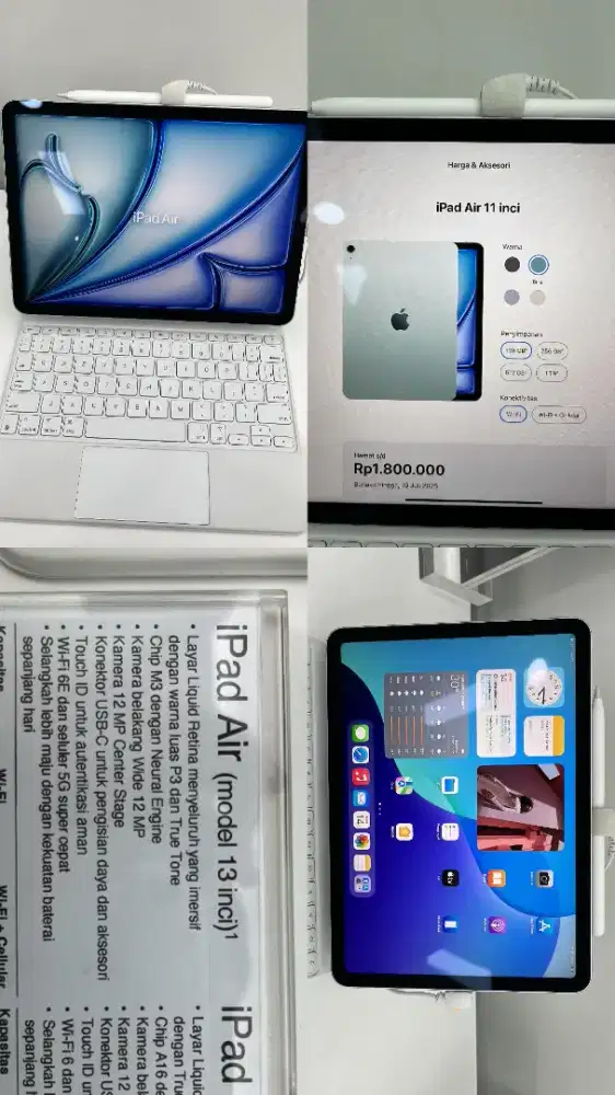 Ipad Air 11 inch M3 bisa cicilan tanpa dp