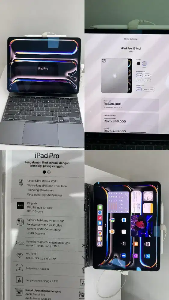 Ipad Pro 13 inch M4 bisa cicilan tanpa DP