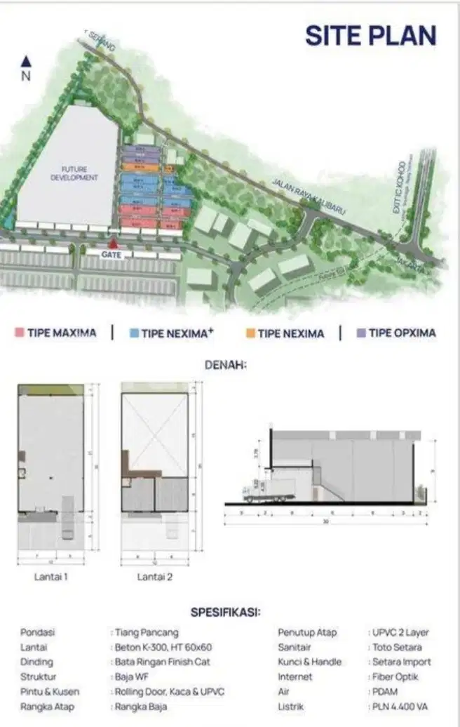 Gudang Luxima 4 In 1 Laksana Business Park Tahap 2 Tipe Nexima B