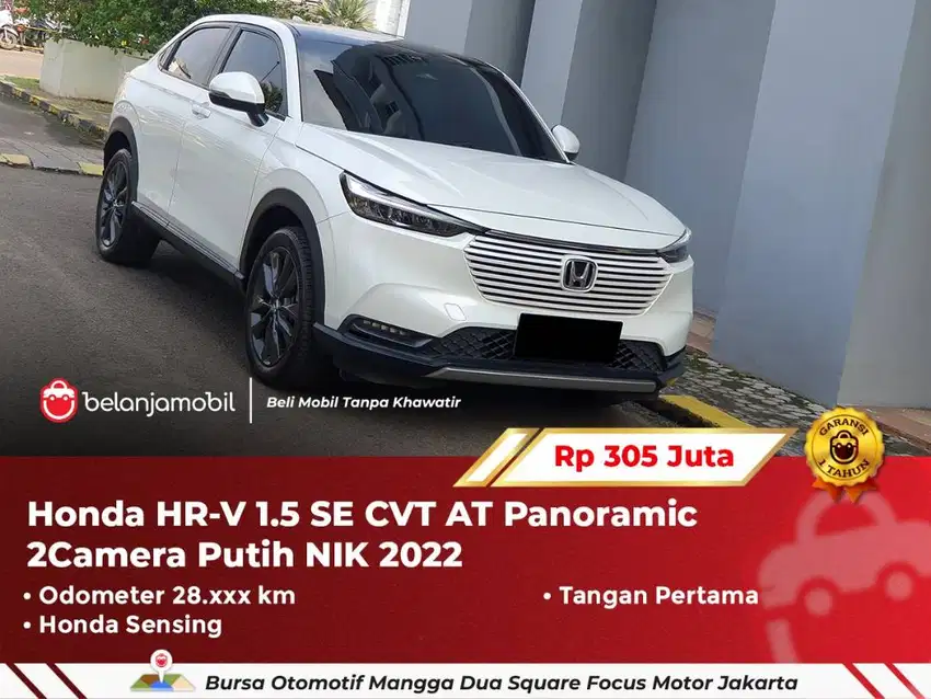 [ WARRANTY ] Honda HR-V HRV HR V 1.5 SE CVT AT 2Camera Putih 2022/2023