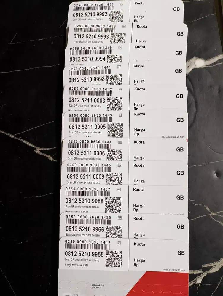 Nomor cantik kartu perdana simpati as loop telkomsel 4g