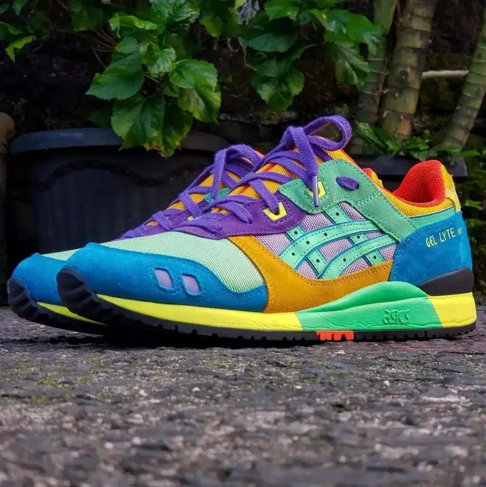 Dijual ASICS Gel Lyte III Tourmaline “Multi-Color Madness” – Rare