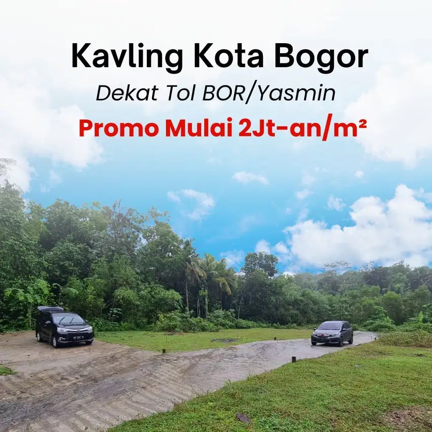 Bisa Dicicil 12x Bunga 0% Tanah Kavling Dekat PMK IPB