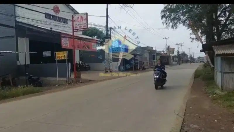 Di Jual Tanah Industri+bangunan di Jln Raya Legok