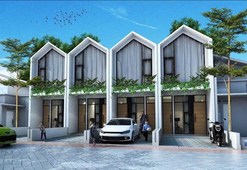 Rumah 2 Lantai Type 60/56 Strategis Full Akses Cimanggis Kota Depok