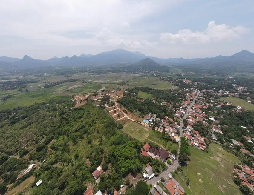 Jual tanah kavling dengan view penggunungan indah
