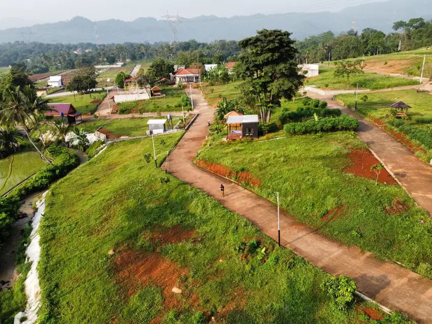 Jual tanah kavling dengan view penggunungan terindah