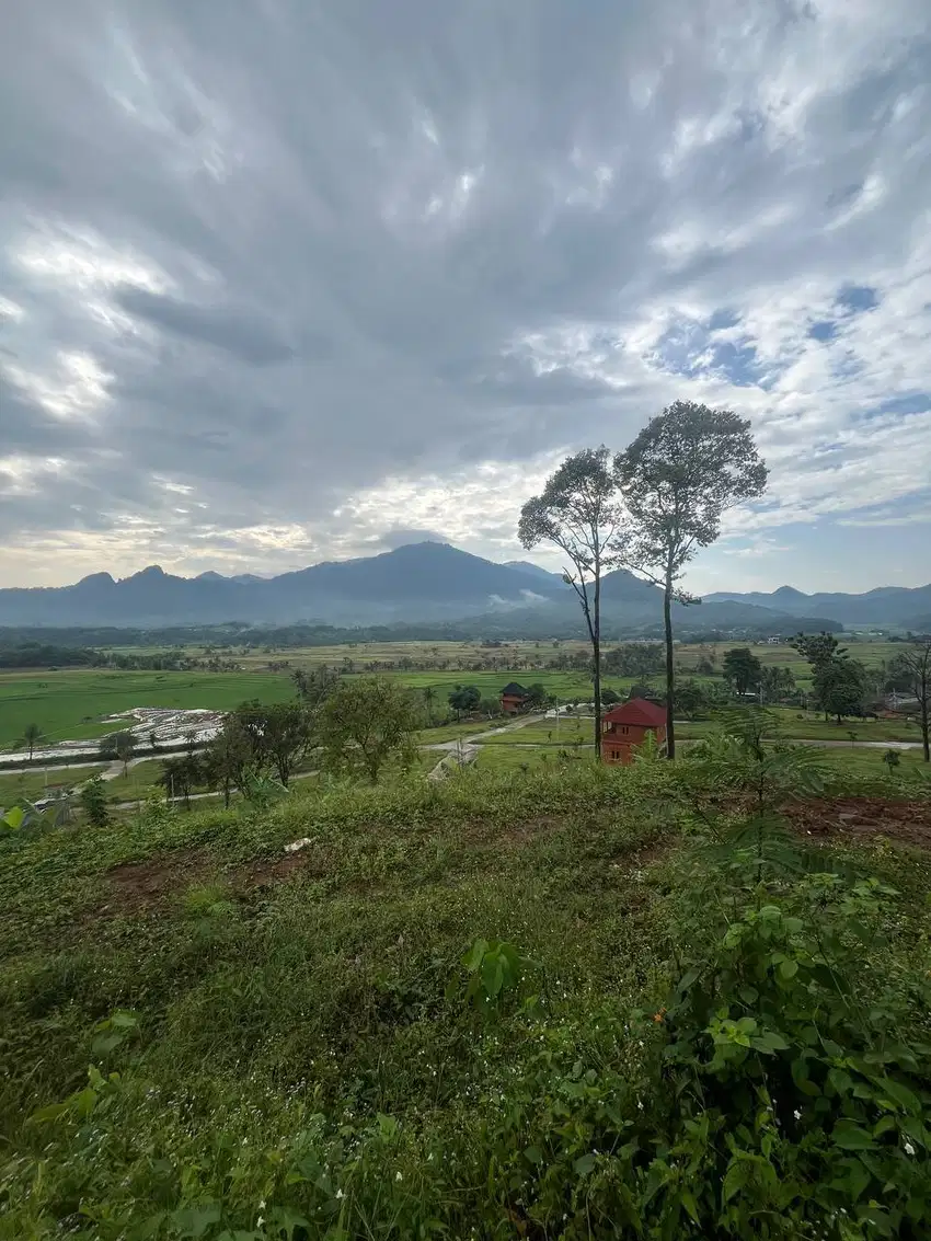 Dijual tanah murah dengan view penggunungan indah