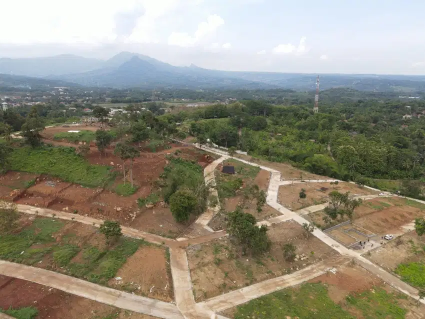 Dijual tanah kavling dengan view penggunungan indah