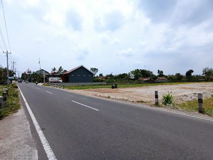 Tanah Di Tepi Jl Godean KM 8 Dekat Pasar Godean Jogja