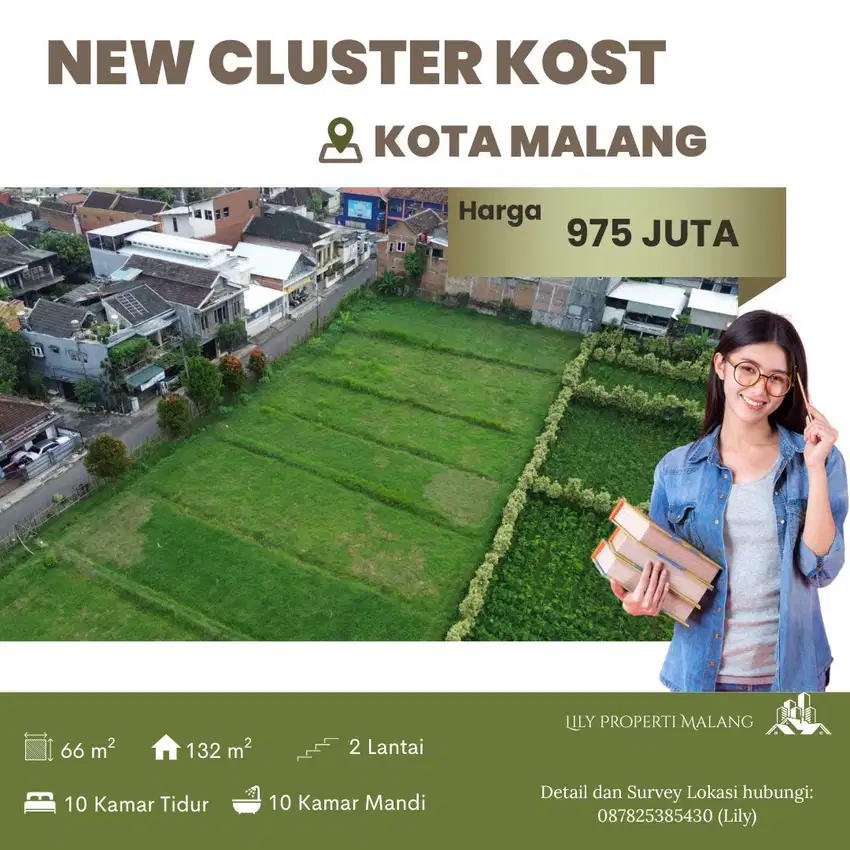 Cluster Kost Siap Bangun, Area Kampus Ramai Favorit Mahasiswa