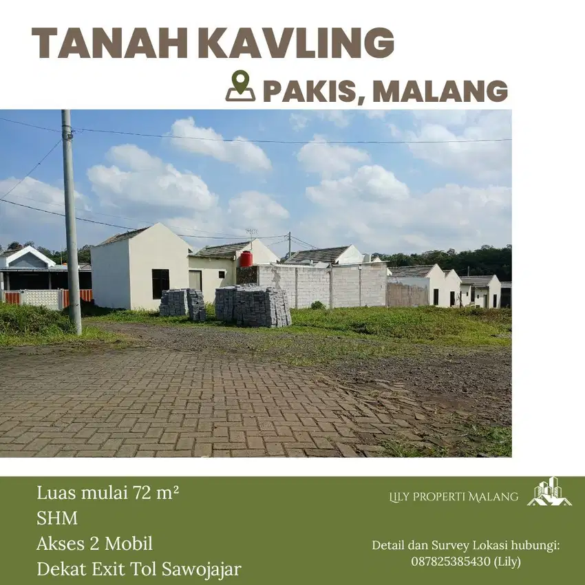 Kavling Residensial Pakis Kabupaten Malang Kedungrejo