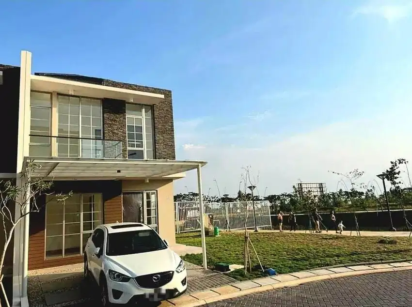 Langka! Rumah Hoek Tahap 2 PIK2 9x15 Samping Danau Full Furnished