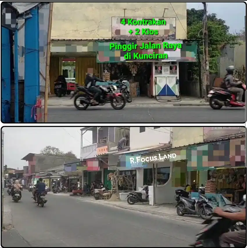 Kontrakan Kios Jalan Raya STRATEGIS di KUNCIRAN