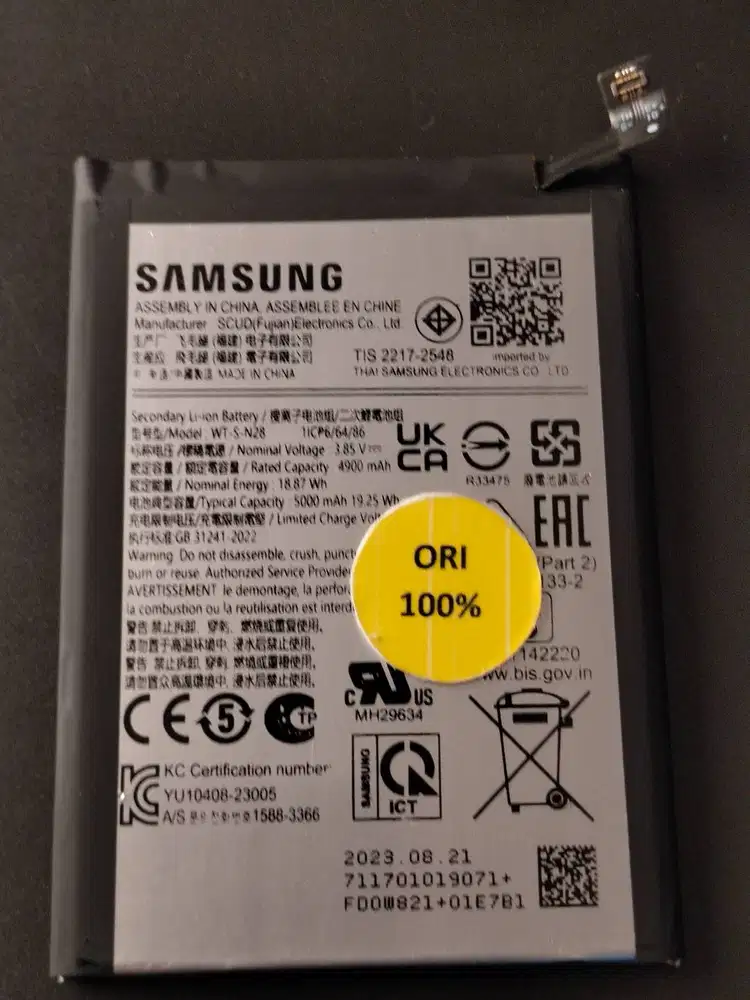 Baterai SAMSUNG A05 WT-S-N28 Baterai SAMSUNG A06 HQ-7160SS ORIGINAL