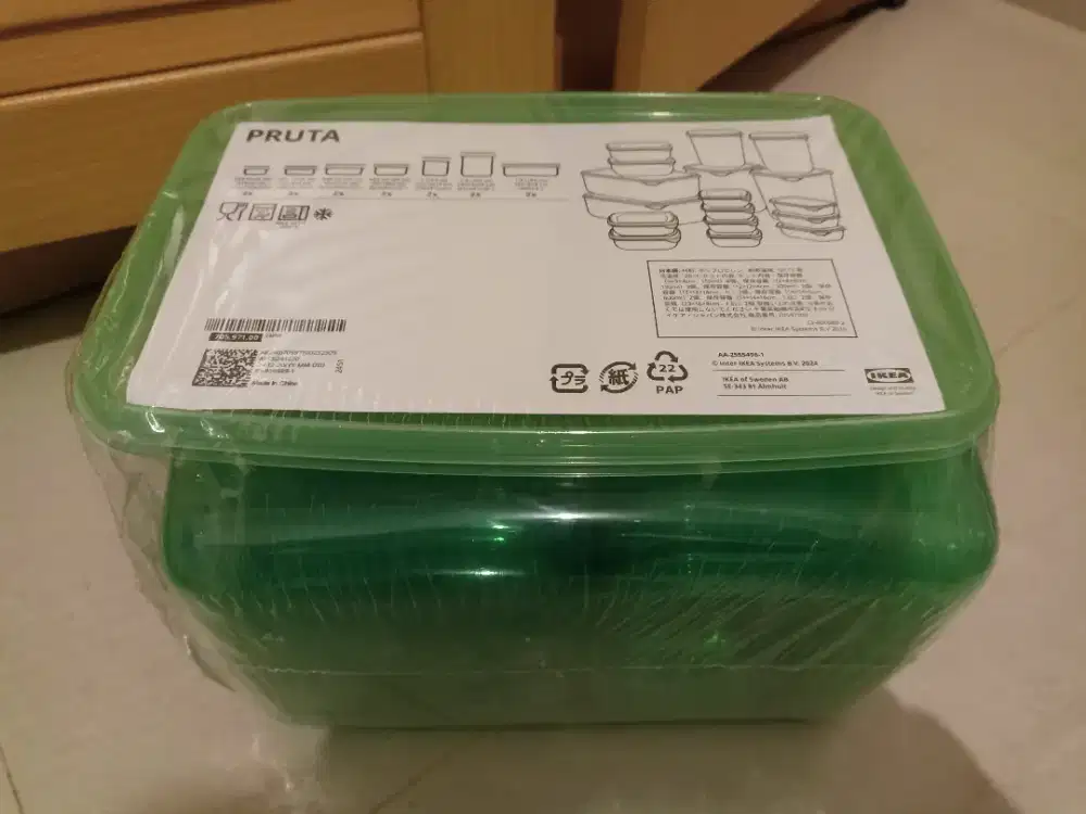 Ikea Pruta set toples isi 17 pcs