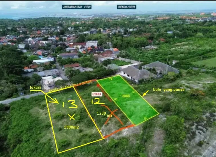 Dijual tanah view puri gading