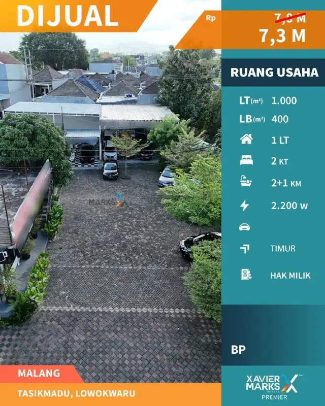 e021 Ruang Usaha Strategis Selangkah dari Sukarno Hatta Malang