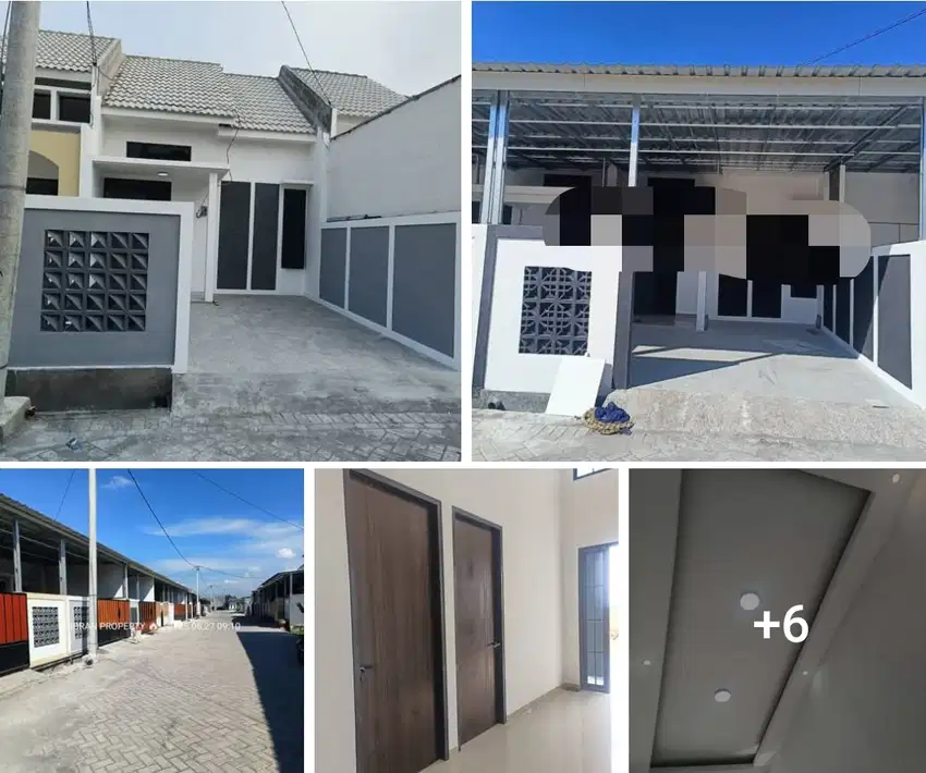 Rumah baru siap huni Sukodono jalan 7 meter paving SHM split