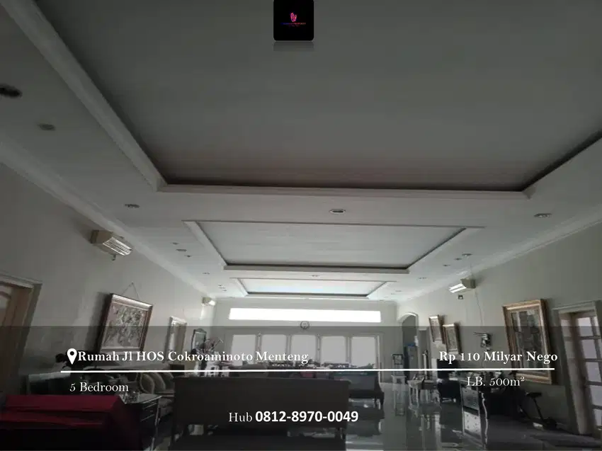 Dijual Jl Rumah Hos Cokroaminoto Menteng 2 Lantai