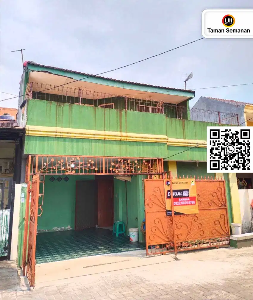 Rumah Poris Indah, Tangerang, 7x13 m², 2 Lt, SHM