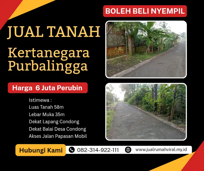 Tanah Dijual Kertanegara Purbalingga