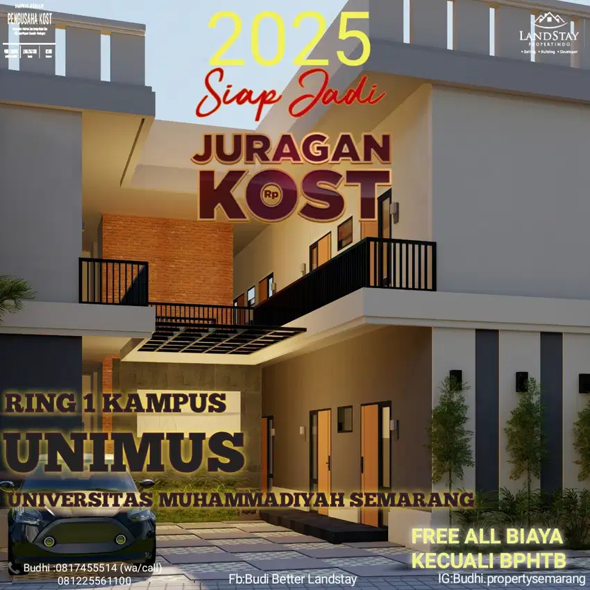MURAH,CUMA 1 UNIT, RUMAH KOST RING 1 KAMPUS UNIMUS SEMARANG