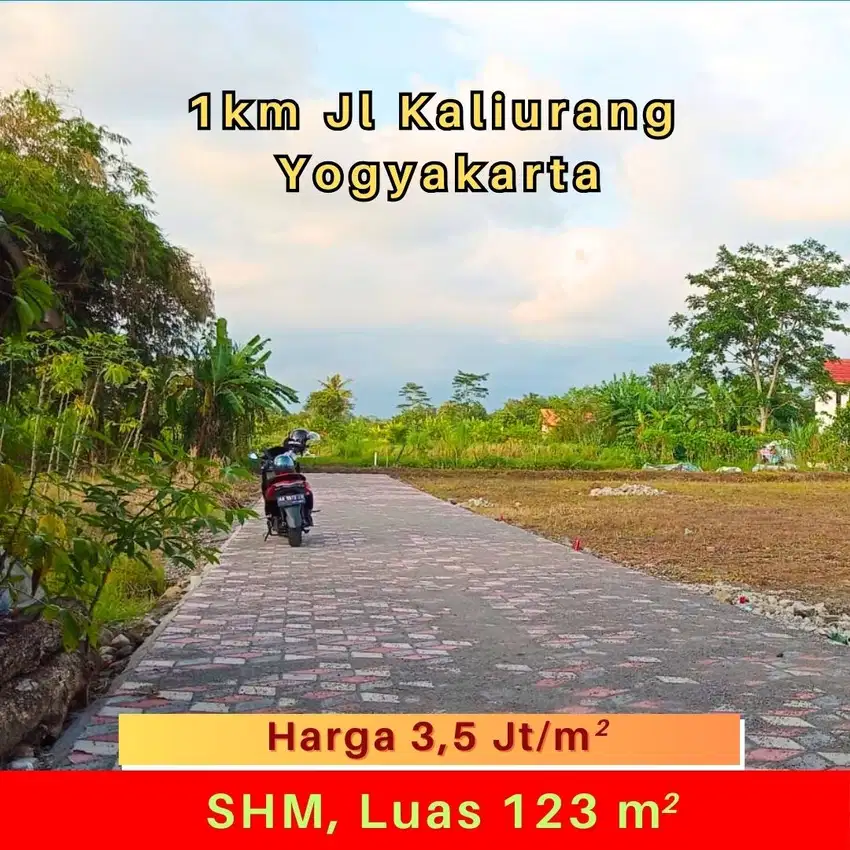Tanah Jogja 1km Dari Jl Kaliurang Cocok Bangun Hunian & Kost