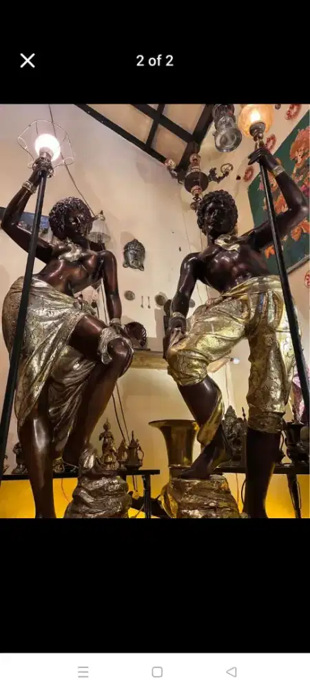 Patung Etnik (sepasang) Unik dan Besar