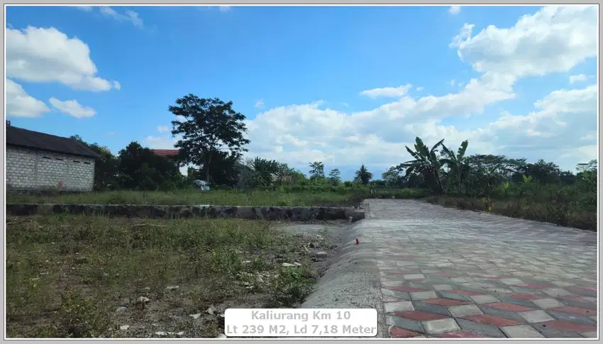 Jual Tanah Jogja 5 Menit UII Kaliurang Sleman SHM Pekarangan