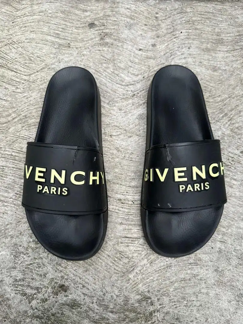 givenchy slide slides sendal sandal black size 41