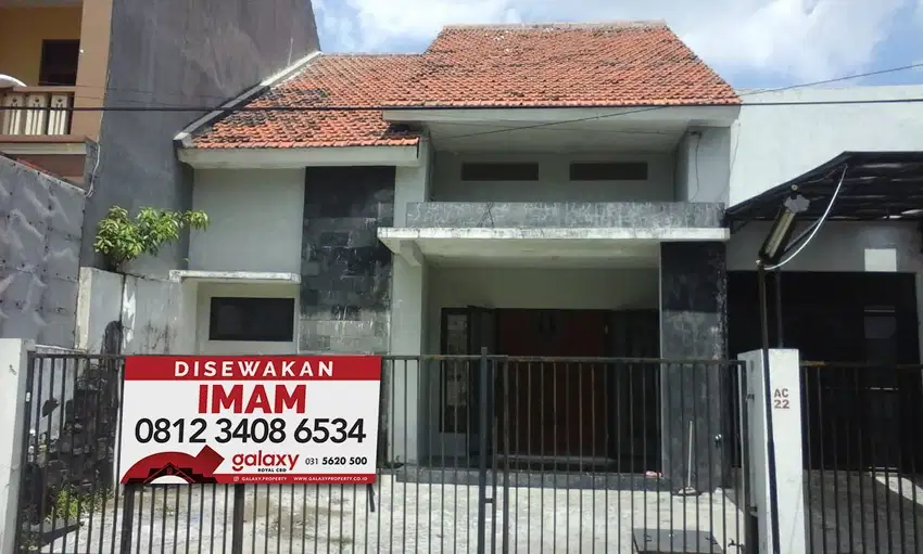 Disewakan rumah di rungkut mejoyo utara, tenggilis mejoyo, dekat ubaya