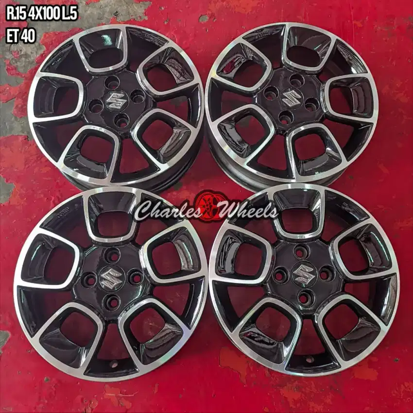 Jual velg oem ignis r15 4x100 brio agya ayla datsun dll