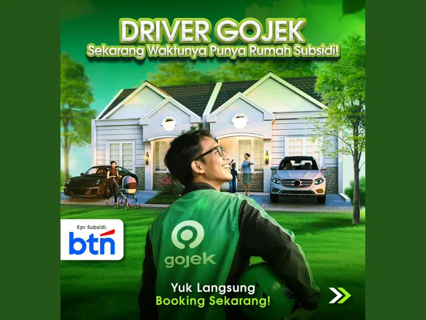 PROMO KPR MURAH SPESIAL PROGRAM BTN UNTUK OJOL GOJEK DI CIBARUSAH