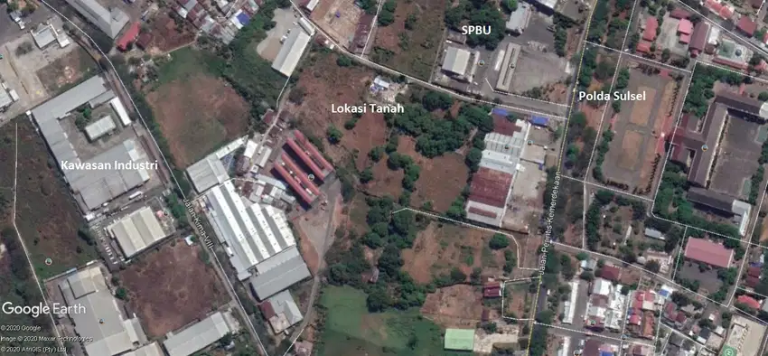 Tanah 2,7 Ha Strategis di Makassar, Dekat Bandara & Jalan Utama