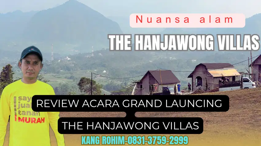 The hanjawong villas tanah murah di bogor timur dekat jakarta