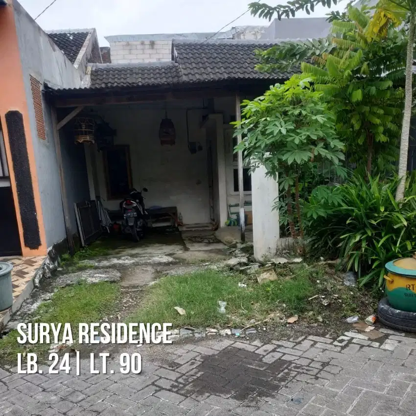 Rumah Murah butuh Renovasi di Perum Surya residence Sidoarjo