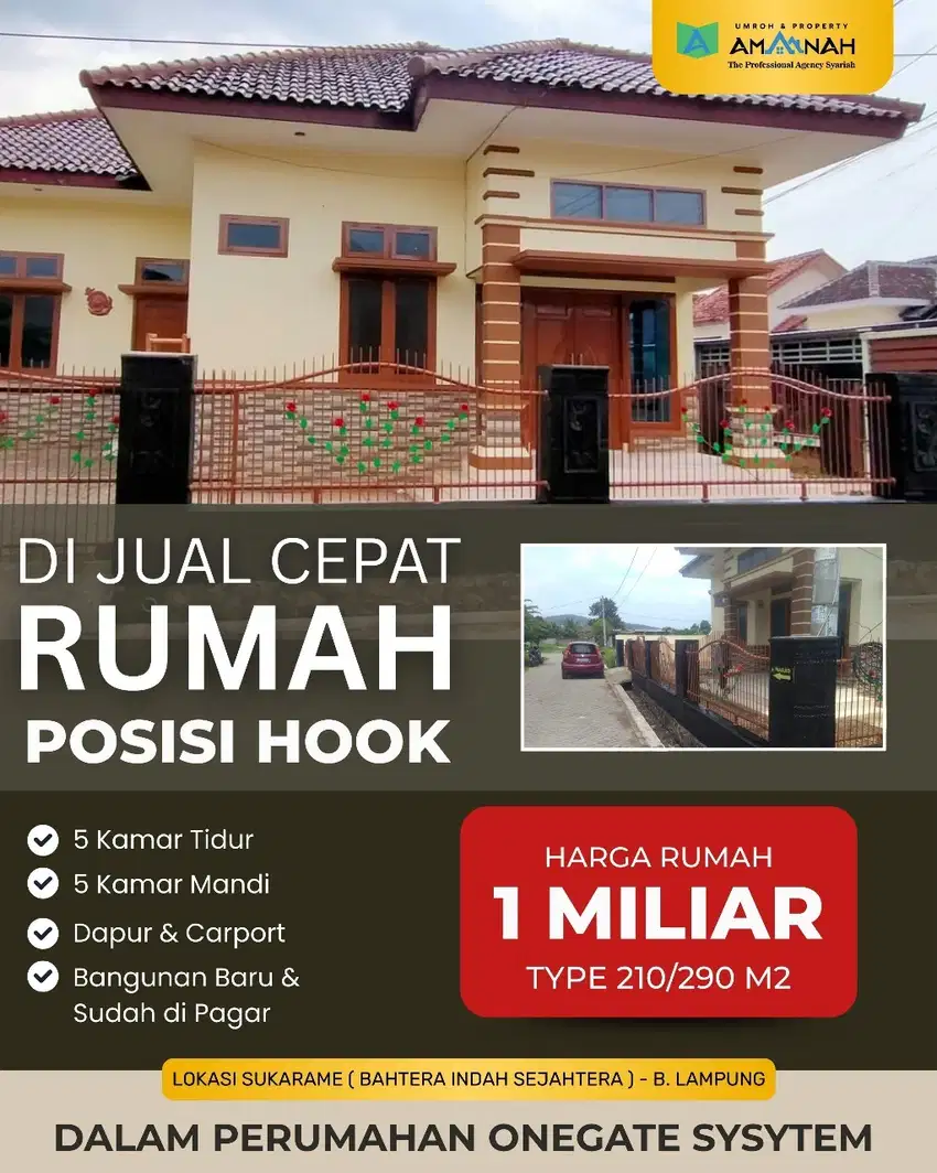 RUMAH MEWAH MURAH DI SUKARAME
