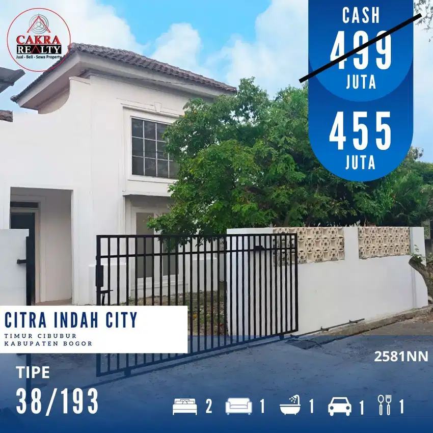Real Estate Hoek Murah 38/193 Citra Indah City Jonggol